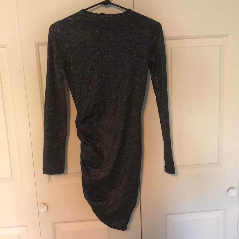 Long sleeve sparkle dress